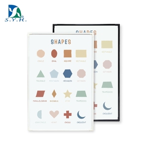 กระดานเรียนรู้รูปทรงแม่เหล็กพร้อมกรอบอะลูมิเนียม SYH พร้อมการพิมพ์แบบระเหิด - Product Image 1