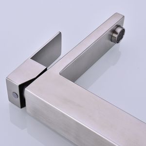 Rubinetto Monocomando per Lavabo Bagno con Scarico a Scomparsa Senza Troppopieno - Product Image 5