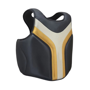 Black White PVC Boxing Chest Protector <b>Training</b> Gear Protective Equipment for MMA Muay Thai Winter Customized Packaging & Brand - Product Image 1