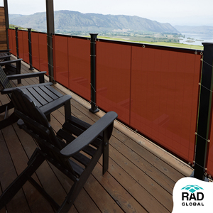 Pannello Frangivista per Esterni con Tenda Parasole <span class=keywords><strong>a</strong></span> Rete per Balcone, Terrazzo e Patio - Product Image 1