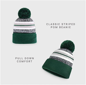 Vintage Ribbed Knit Dobby Beanie-Unisex Winter <b>Warm</b> <b>Hat</b> with 3D Embroidery Soft Stretch Acrylic Minimalist Streetwear Essential - Product Image 2