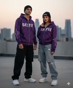 เสื้อฮู้ดซิปพิมพ์ลายโลโก้แบบกำหนดเองประดับด้วยคริสตัลทั่วตัว ผ้าเฟรนช์เทอร์รี่เนื้อหนา ตามความต้องการของลูกค้า สวมใส่ได้ทั้งชายและหญิง - Product Image 2