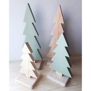 Décoration de Noël élégante en MDF et en bois pour les tables de fêtes - Product Image 3