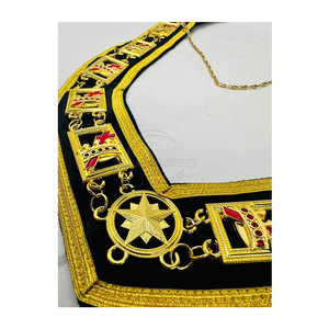 Masonic Chain <b>Collar</b> Premium <b>Metal</b> Design With Detailed Perfect For Formal Regalia Events Elegant Finish Durable Quality - Product Image 4