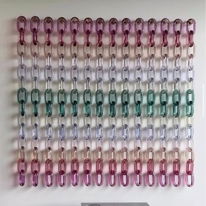 <b>Large</b> Colorful Transparent Resin Chain Links | Wall Hanging Decoration - Product Image 1