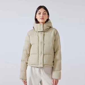 Women's Oversized Long Hooded <b>Puffer</b> <b>Jacket</b> <b>Thin</b> Winter Warm Bubble Coat Windproof Insulated Streetwear Outdoor Casual Style - Product Image 6