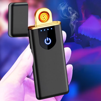 Encendedor Electrónico con Sensor de Huella Dactilar, Ecológico, de Alta Calidad, Recargable por USB, Dericsson