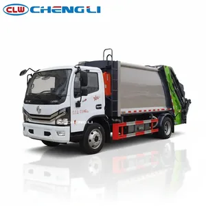 Camion compacteur de déchets 4x2 de 12 tonnes avec chargeur arrière pour la collecte des ordures et des déchets, vente directe usine - Product Image 5