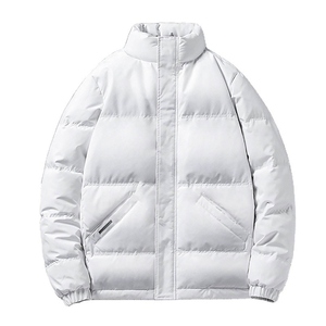 Chaqueta Parka Casual de Invierno para Hombre, Abrigo Bomber Ajustado de Lana, con Capucha Oversize, Estampado de Letras, Acolchado de Moda para Senderismo, Lona - Product Image 4