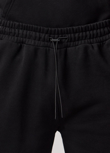 Pantalones Deportivos Negros de Algodón para Hombre, Cintura Elástica, Bolsillos Laterales, Estilo Casual, para Otoño - Product Image 3