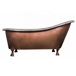 Recién llegado, bañera de baño martillada, bañera de cobre sólido, bañera de cobre hecha a medida para baño de lujo - Product Image 3