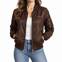 Blouson Bomber Femme en Coton de Haute Qualité, Style Tendance, Nouveau Design Matelassé, Perles, Respirant, Rivets, Style Urbain, Fermeture Éclair