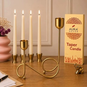 Portavelas Decorativo de Metal Vintage, Perfecto para Interiores, Hogares, Restaurantes, Hoteles, Salones de Banquetes, Apartamentos, Centro de Mesa - Product Image 6