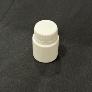 White Color Lightweight Durable HDPE Plastic Cylindrical Bottle Set Printing Businesses Sealing 23-50ml Cap Customizable - Product Image 1