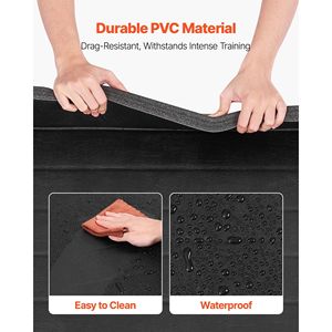 Tapete de Lucha de PVC Impermeable de 10x5 pies, Grueso, Enrollable, para Entrenamiento de Gimnasia, para Gimnasio en Casa y Entrenamientos de Artes Marciales - Product Image 4
