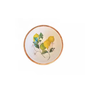 Bol en bois de manguier fait main avec impression émaillée, bol de service spécial pour l'iftar - Product Image 5