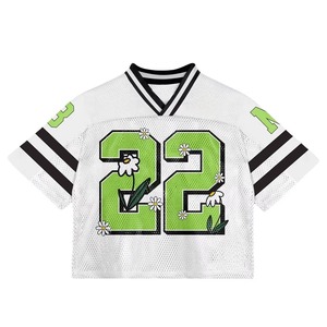 Camiseta Deportiva de Malla Corta y Holgada para Fútbol Americano - Product Image 1
