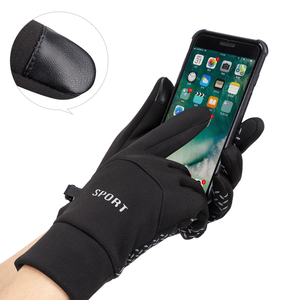 Vente en gros de gants d'hiver pour activités de plein air, gants chauds pour le sport, écran tactile, cuir de chèvre, doigts entiers, ignifuges, unisexes - Product Image 6