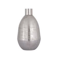 Vase décoratif floral en métal tendance, fait main, moderne, pour la maison et le bureau, collection premium, élégant accent d'intérieur, beauté.