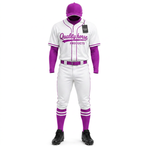 Personalized Team Names Logos Private Label Low Price Plus Size Wholesale Baseball Uniform Sets Custom Embroidered Designs - Product Image 1