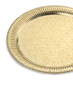 Placa de cargador de latón de metal de alta calidad, vajilla de diseño al por mayor de lujo, placa de servicio de latón de Venta caliente al mejor precio - Product Image 6