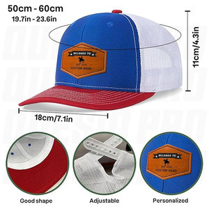 Custom <b>Hats</b> for Men Personalized Fitted Trucker <b>Hat</b> Mesh Snapback Baseball <b>Caps</b> Golf Outdoor Sports Customizable Gifts Custom - Product Image 5