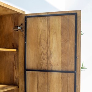 Vitrina Vandana Aureo Astra, Mueble de Almacenamiento Moderno de Madera Maciza con Diseño Minimalista - Product Image 4