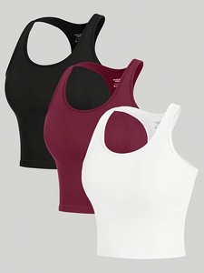 Soutien-gorge de sport sans couture haut de gamme pour femme, idéal pour le yoga et l'entraînement, vêtements de fitness, fabrication sur mesure avec logo, vente en gros - Product Image 3