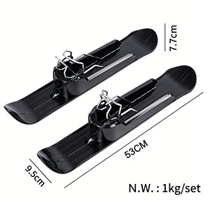 Kit de conversion pour vélo d'équilibre enfant en snowboard/ski, planche de <span class=keywords><strong>luge</strong></span> pour poussette <span class=keywords><strong>bébé</strong></span>, pour l'hiver, l'extérieur, la glace et la plage - Product Image 1