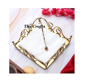 Latest Design Aluminium Silver Color Napkin <b>Box</b> With Square Shape Home And Hotelware <b>Tissue</b> Napkin <b>Holder</b> In India - Product Image 6