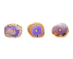 Opale Harmony fait à la main Orgone Agate boutons et poignées d'armoire matériel en cristal poli exquis pour la décoration de la maison élégante - Product Image 5