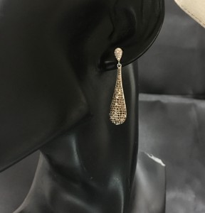 Pendientes colgantes de diamantes redondos para mujer, 1.25 quilates en total, engaste de púas, para uso diario, plata de ley 925, joyería de moda - Product Image 5