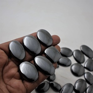Lot en gros de cabochons en hématite naturelle 2026, pierres précieuses en vrac pour la guérison des chakras et usage spirituel - Product Image 4