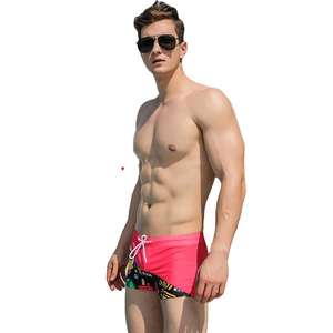 Shorts de plage à imprimé palmier pour hommes, maillots de bain tropicaux légers, collection été, vente en gros OEM, directement de l'usine - Product Image 3