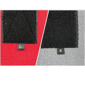 Sangles de levage en nylon rouge 63 cm avec fermeture Velcro réglable, équipement de musculation unisexe - Product Image 5
