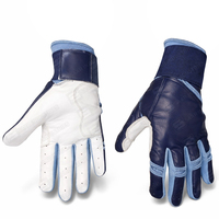Nouvelle Manchette Longue Personnalisée en Polyester/Coton Respirant Confortable Durable avec Fermeture Auto-agrippante Gauche XL pour Entraînement Adulte Baseball