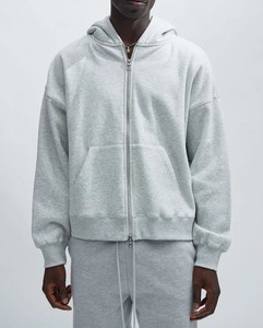 Sweat-shirt à capuche zippé pour homme, personnalisé, en coton de haute qualité, imprimé, style streetwear décontracté, vente en gros - Product Image 1