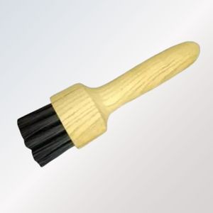 Cepillo de limpieza de precisión para tamices de madera dura, con cerdas de nailon negras, cepillo de laboratorio manual, OEM personalizado - Product Image 2