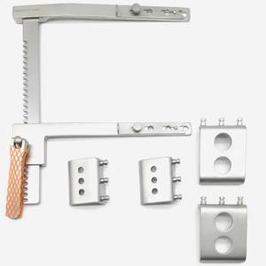 Lames de rétracteur de ribbe Burford en acier inoxydable de qualité supérieure, de qualité chirurgicale, autoclavables, finition satinée, instrument médical chirurgical CE ISO - Product Image 4