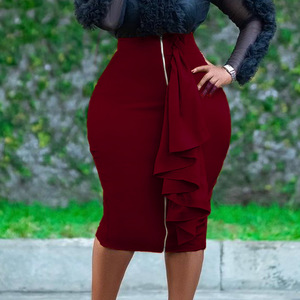 Faldas de talla grande, falda de vestido africano para mujer, faldas de talla grande para mujer, faldas casuales maxi, faldas para dama, venta al por mayor, logotipo personalizado - Product Image 1