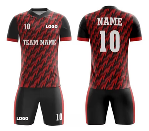 Maillots de football respirants de qualité supérieure, maillots de football à séchage rapide, maillots de football à manches courtes, respirants et à séchage rapide - Product Image 3