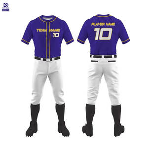 Nouvelle conception, haute qualité, 100% polyester, séchage rapide, léger, respirant, uniforme de softball, services OEM personnalisés, vente en gros - Product Image 6