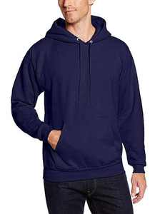 Sweat à capuche oversize en molleton 100 % coton pour homme, coupe classique, avec poche, style streetwear, couleur unie, col à capuche, hiver, service OEM - Product Image 2