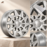 Jante en aluminium forgé argent satiné à 10 branches, à profil surélevé, 18, 19, 20 pouces, 6x139.7, 5x120, pour pick-up, tout-terrain, Jeep