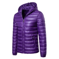 Vestes matelassées unisexes d'hiver chaudes, imperméables, coupe-vent, respirantes, à capuche, fermeture éclair, design réversible, rembourrage en coton, décontractées