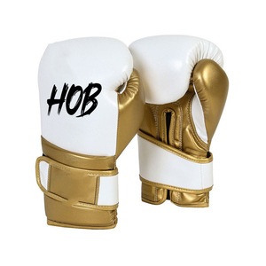 Guantes de boxeo PU personalizados con impresión para competición de MMA, entrenamiento de luchadores, guantes de boxeo, guantes de sparring de cuero con logo personalizado - Product Image 2