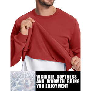 Sweat-shirt homme en mélange de coton, logo personnalisé, col rond, coupe ample, style streetwear, en molleton doux, pour l'hiver et les activités de plein air - Product Image 4