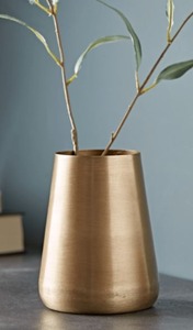 Jarrón de Mesa Redondo de Metal Hecho a Mano, Ecológico, Moderno, con Acabado Mate, para Decoración Floral de Bodas, Modelo MF-AB-692 de M F INTERNATIONAL EXPORTS - Product Image 3