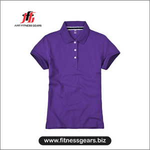 T-shirt d'été décontracté à manches courtes pour femme, coupe ajustée, col chemise, respirant, séchage rapide, en polyester/coton - Product Image 6