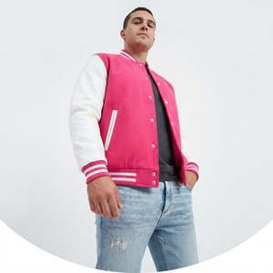 Chaqueta Varsity para Hombre, Estilo Urbano, Nueva Colección, a la Moda, Cómoda, con Diseño y Logotipo Personalizados - Product Image 4